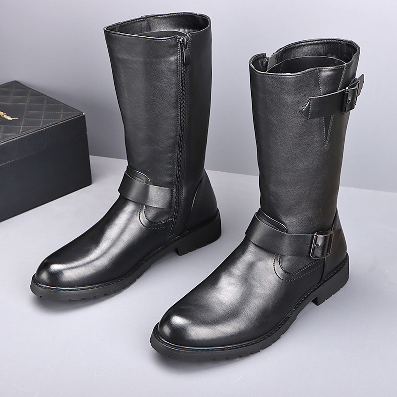 Men Shoes Type - England style men fashion cosplay stage