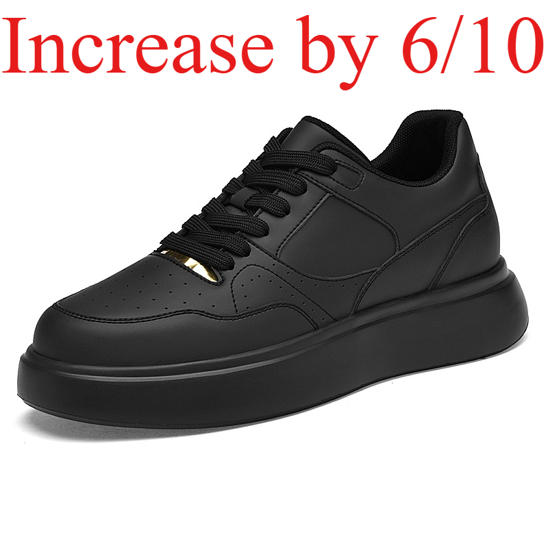 Men'S Shoes Hey Dude - Men Solid Faux Leather Skate Shoes