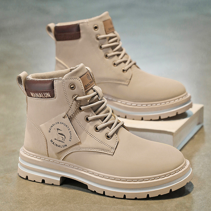 Classic Men High Top Boots Hig - Men Shoes Type ulasan dan harga