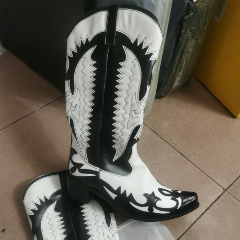 2027 Fashion New Men's Cowboy  - Men Shoes Size 46 ulasan dan harga