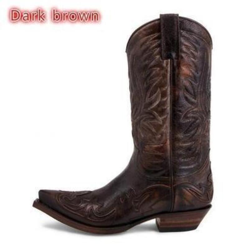 2027 Fashion New Men's Cowboy  - Men Shoes Size 46 ulasan dan harga