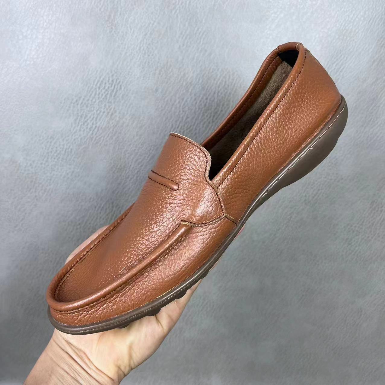 Low-Top Round Toe Men's Leathe - Men Shoes Offer ulasan dan harga