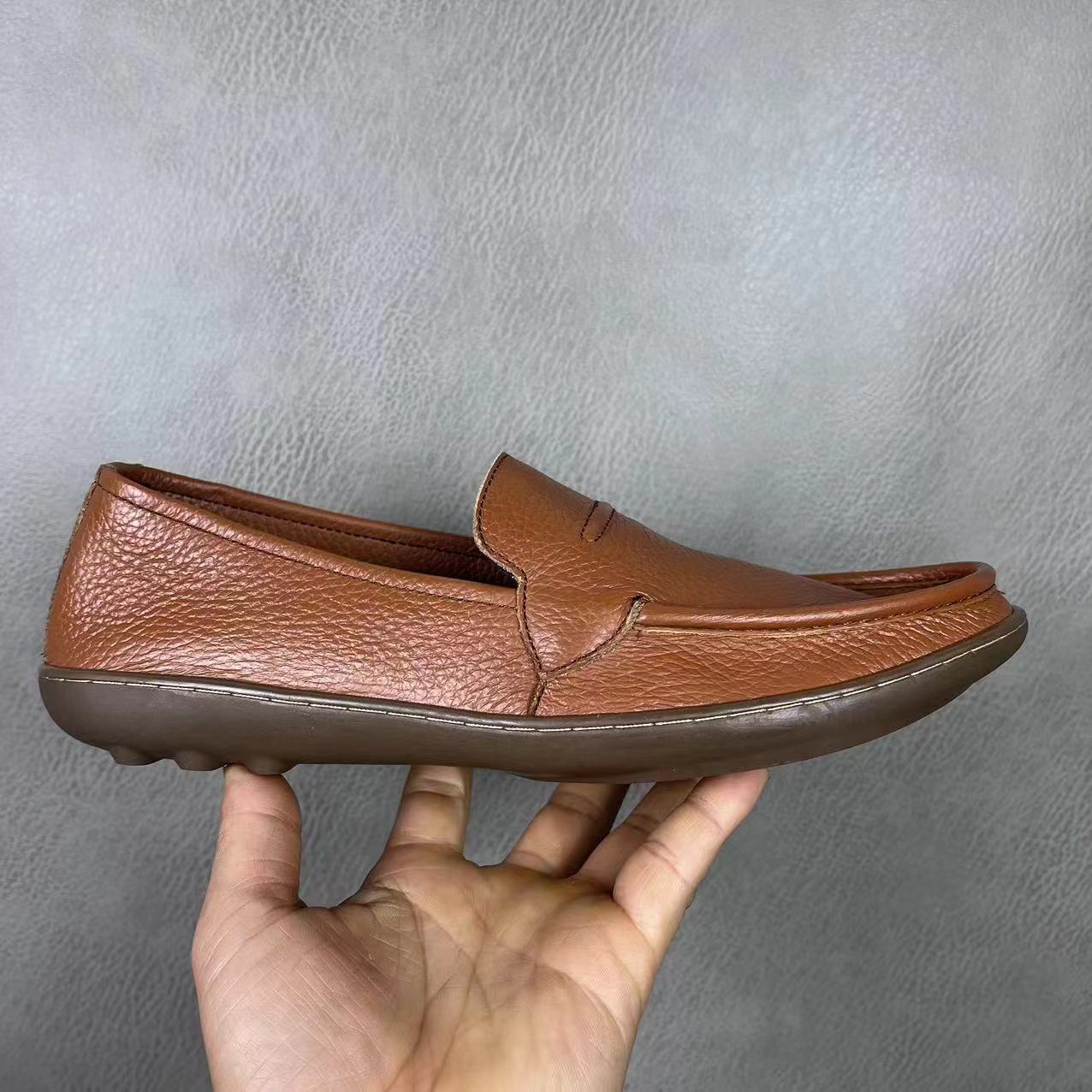 Low-Top Round Toe Men's Leathe - Men Shoes Offer ulasan dan harga