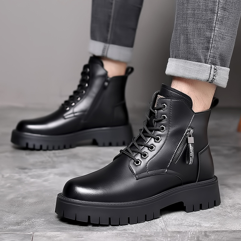 Men Classic Genuine Leather Bo - Men Shoes Type ulasan dan harga