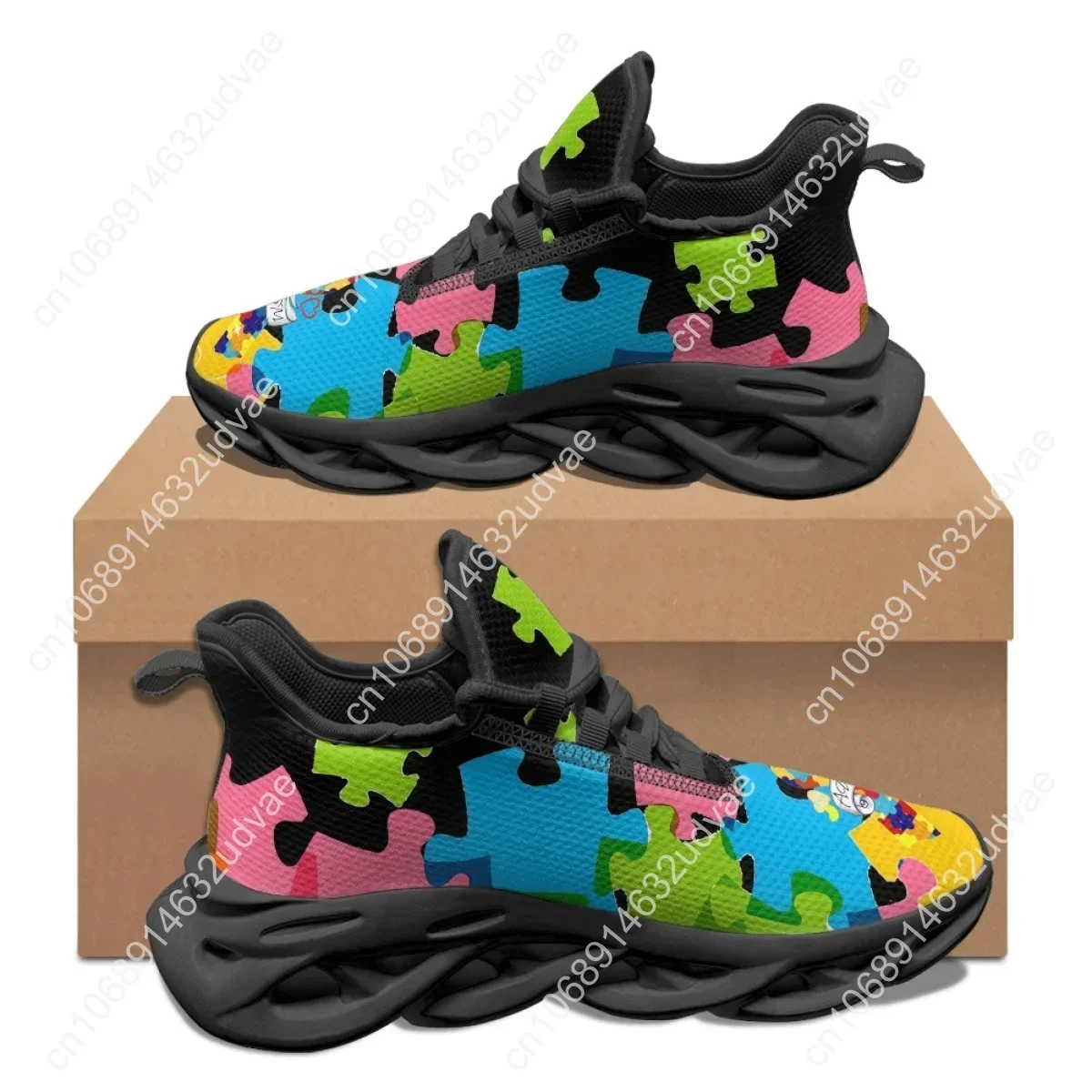 Autism Awareness Sports Runnin - Men'S Shoes With Platform ulasan dan harga