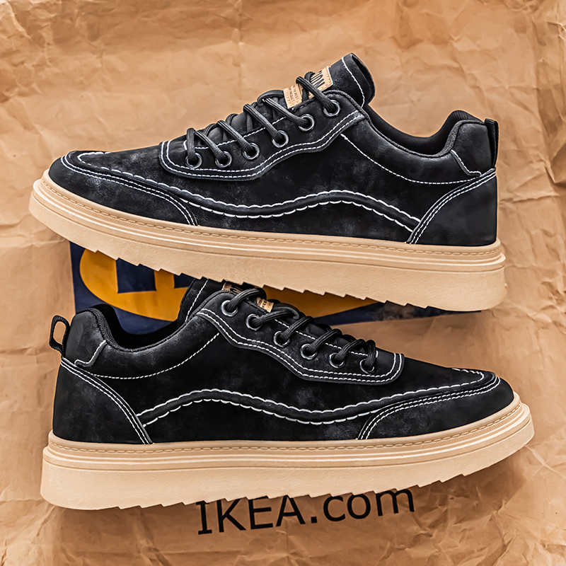 Perforated Platformed Mens Qua - Men Shoes Offer ulasan dan harga