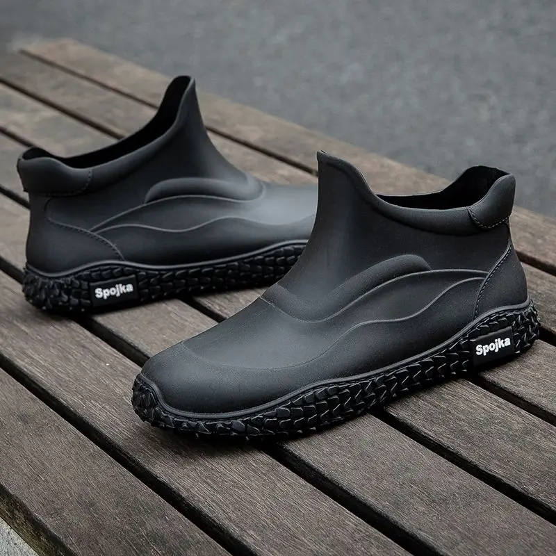 Office Korean Style Short Rain - Men Shoes Offer ulasan dan harga