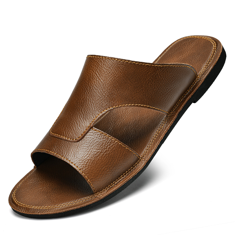 Men Black Brown Flat Heel PU O - Shoes Heels Men ulasan dan harga